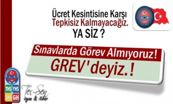 Sınavlarda Görev Almama kararı